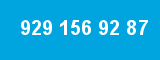929 156 92 87 929 156 92 87